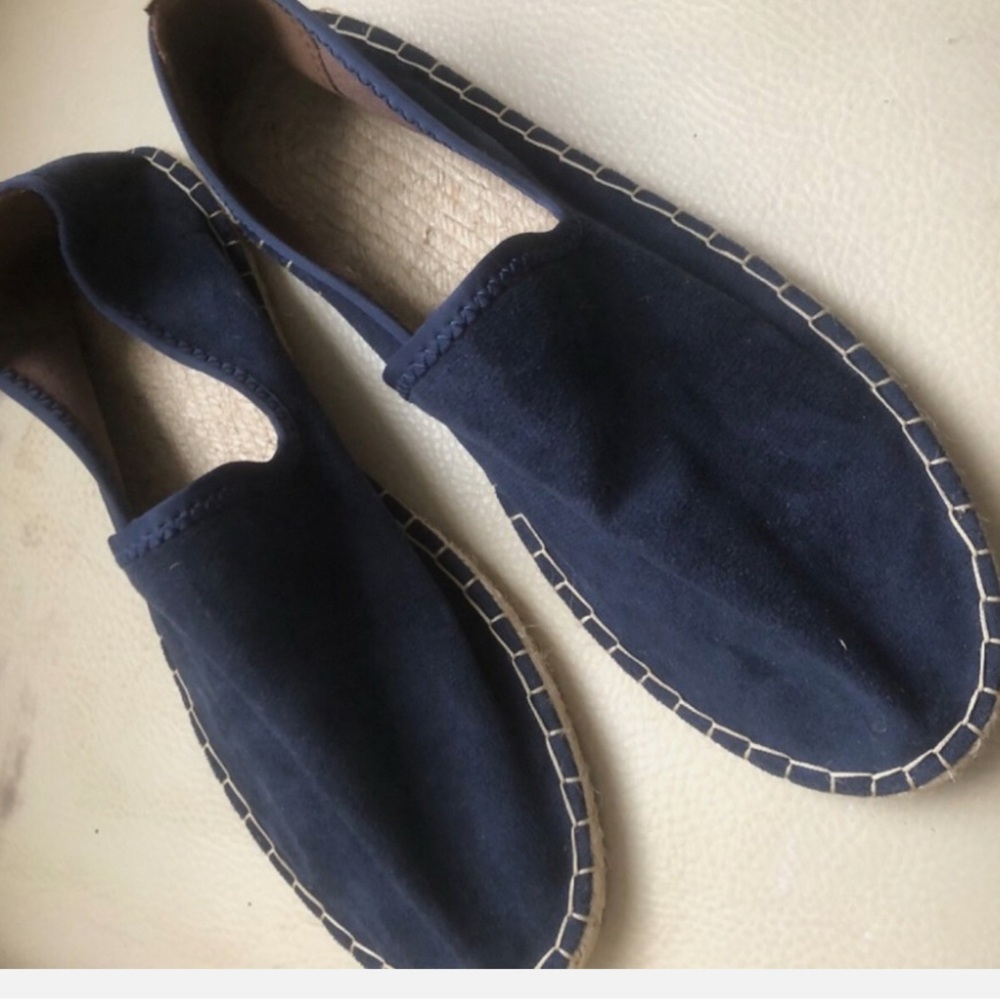 Men's Navy Espadrilles